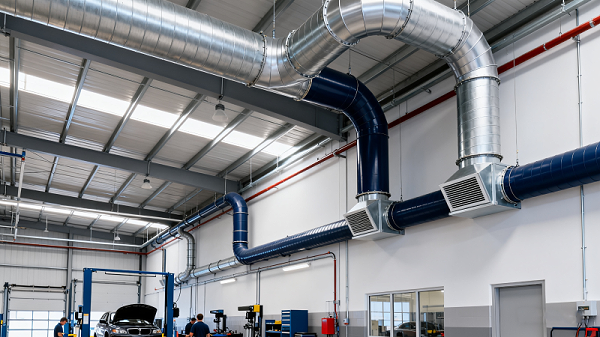 汽车车间排风管道案例1