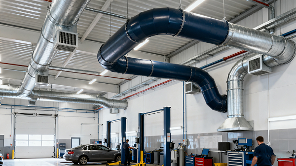 汽车车间排风管道案例3